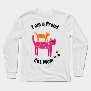 Be Pawsitive Mom Gift Long Sleeve T-Shirt